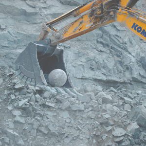 Boulder-breaking balls