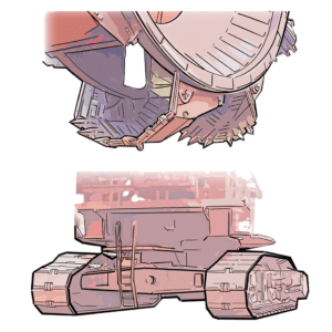 Excavators and stackers